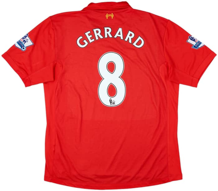 2012-13 Liverpool Home Shirt Gerrard #8 - 6/10 - (XL)