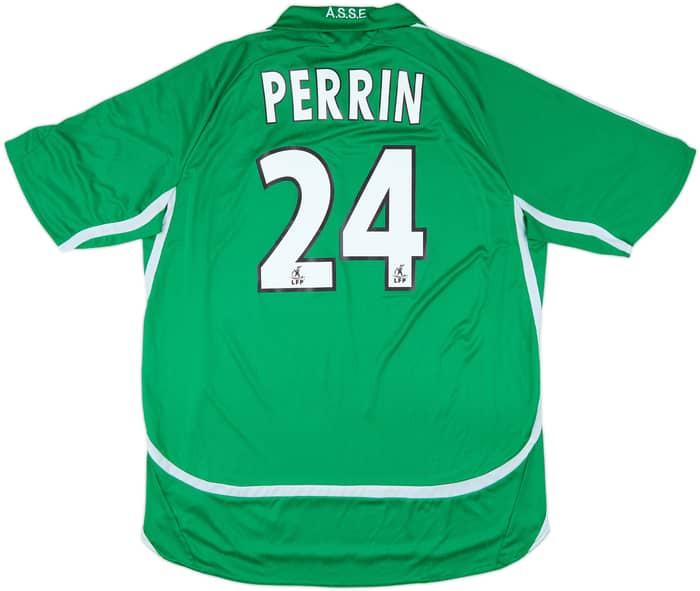2006-07 Saint Etienne Home Shirt Perrin #24 - 6/10 - (XL)