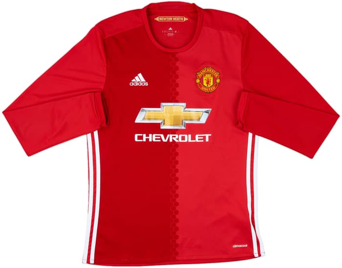 2016-17 Manchester United Home L/S Shirt Rooney #10 - 7/10 - (M)