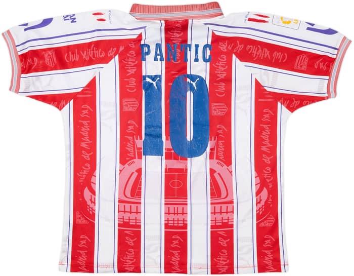 1996-97 Atletico Madrid Home Shirt Pantic #10 - 5/10 - (L/XL)