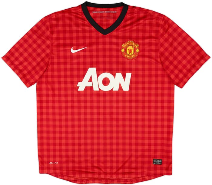 2012-13 Manchester United Home Shirt Rooney #10 - 7/10 - (XL)