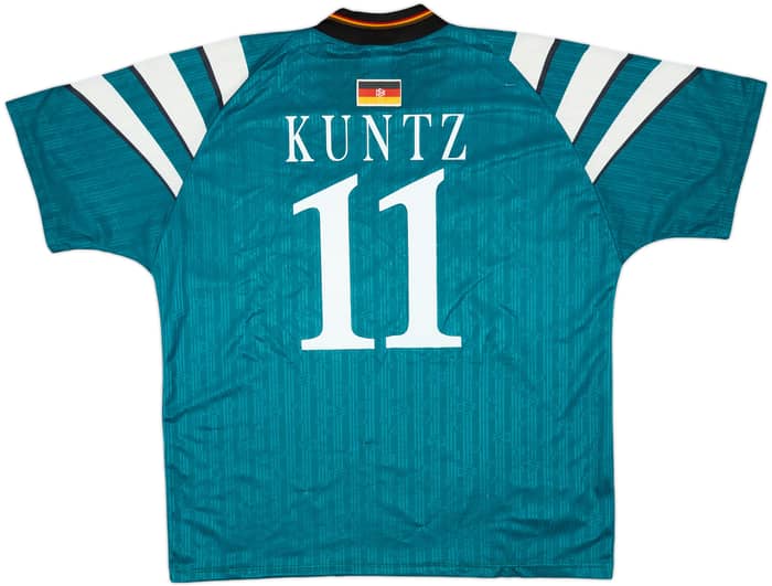 1996-98 Germany Away Shirt Kuntz #11 - 7/10 - (XXL)