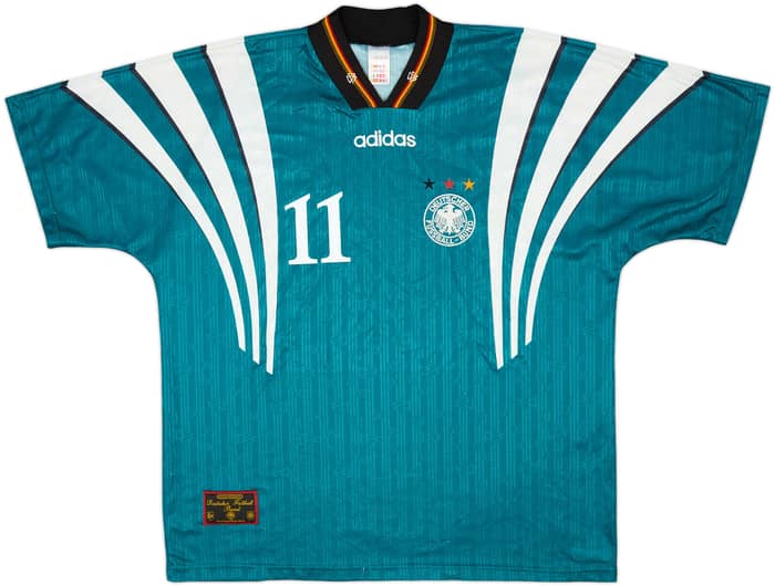 1996-98 Germany Away Shirt Kuntz #11 - 7/10 - (XXL)