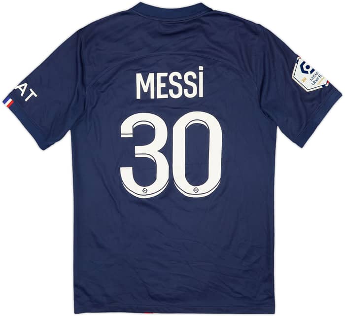 2022-23 Paris Saint-Germain Home Shirt Messi #30 - 7/10 - (S)