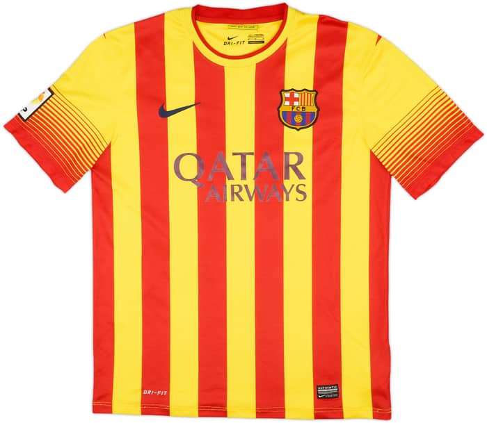 2013-15 Barcelona Away Shirt Messi #10 - 7/10 - (M)