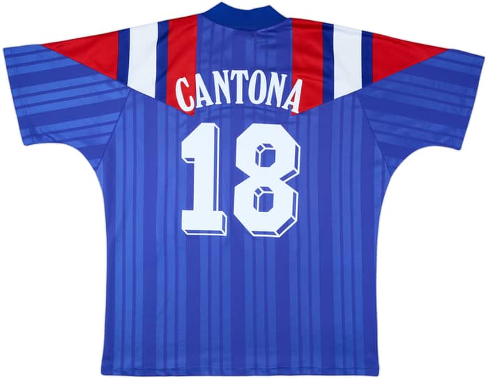 1992-94 France Home Shirt Cantona #18 - 7/10 - (XL)