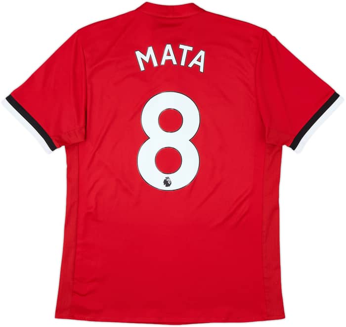 2017-18 Manchester United Home Shirt Mata #8 - 7/10 - (M)