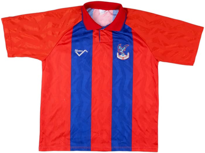 1993-94 Crystal Palace Home Shirt Armstrong #9 - 6/10 - (L)