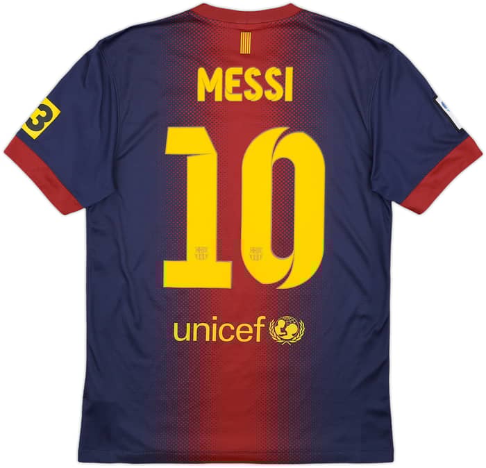 2012-13 Barcelona Home Shirt Messi #10 - 7/10 - (S)