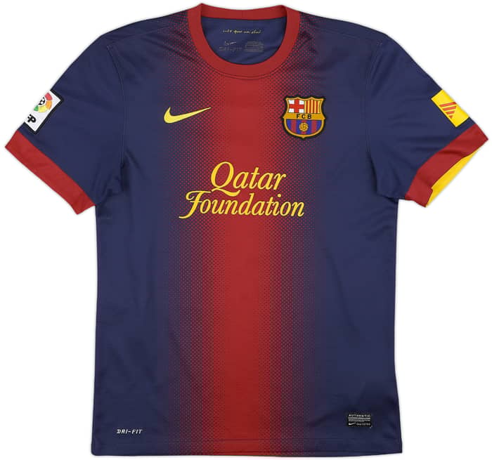 2012-13 Barcelona Home Shirt Messi #10 - 7/10 - (S)