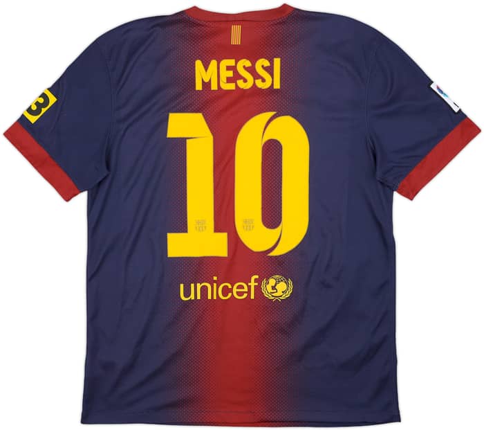 2012-13 Barcelona Home Shirt Messi #10 - 7/10 - (L)