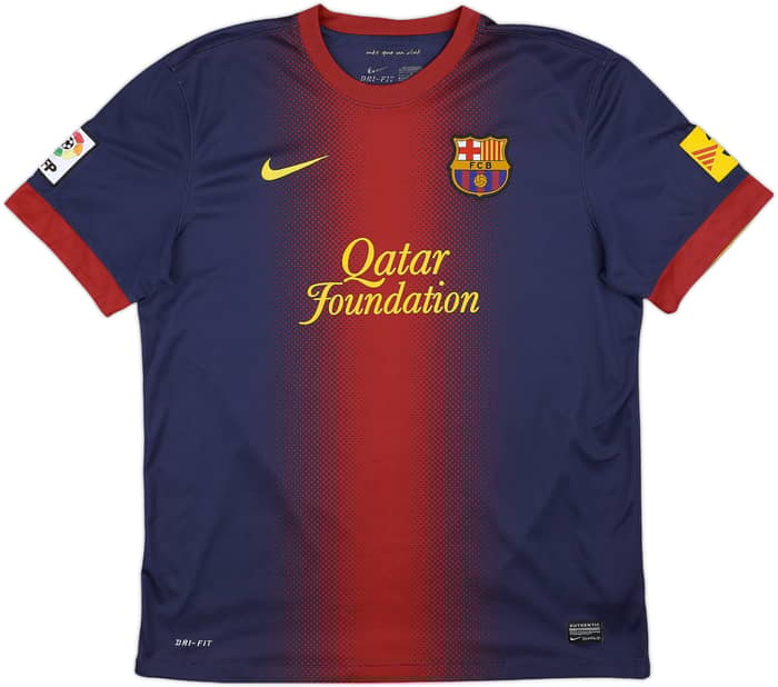 2012-13 Barcelona Home Shirt Messi #10 - 7/10 - (L)