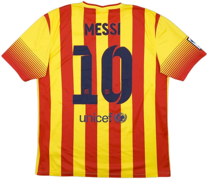 2013-15 Barcelona Away Shirt Messi #10 - 6/10 - (L)