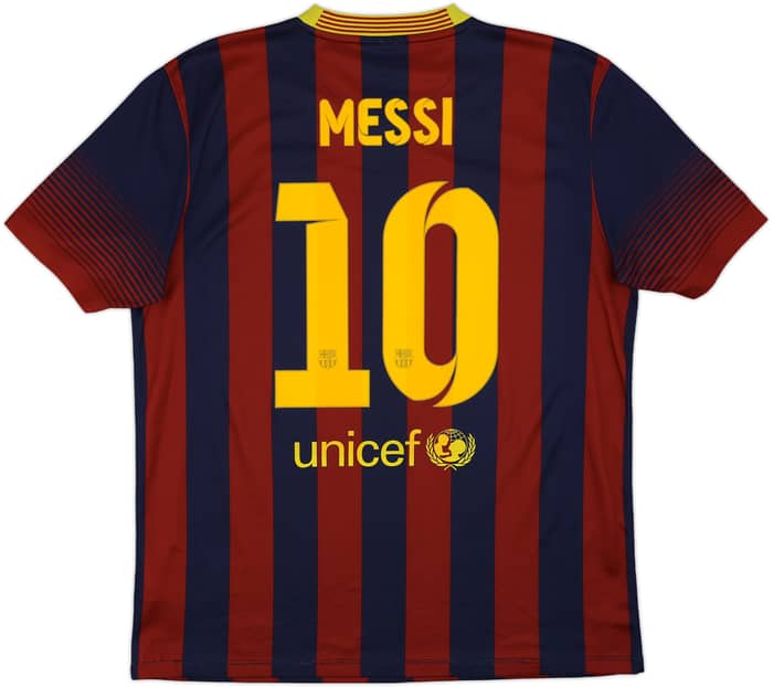 2013-14 Barcelona Home Shirt Messi #10 - 5/10 - (L)
