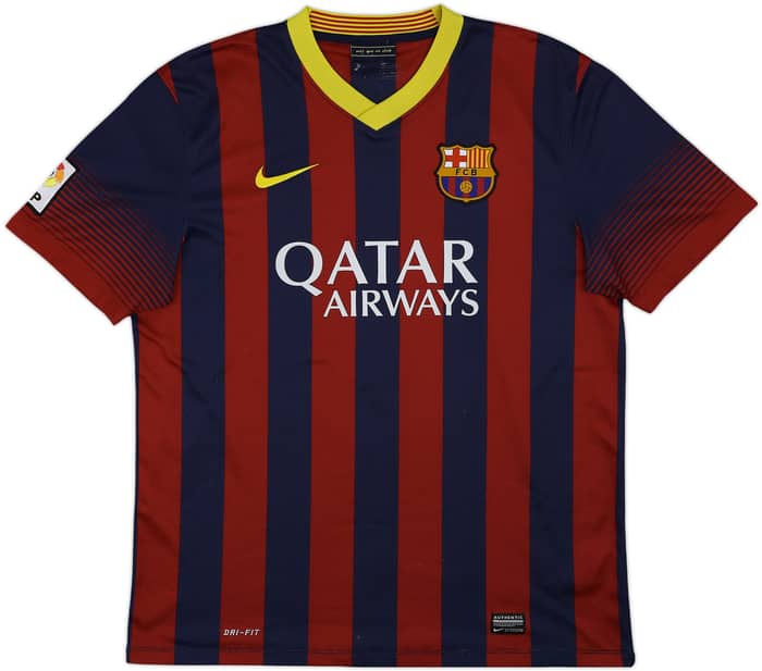 2013-14 Barcelona Home Shirt Messi #10 - 5/10 - (L)