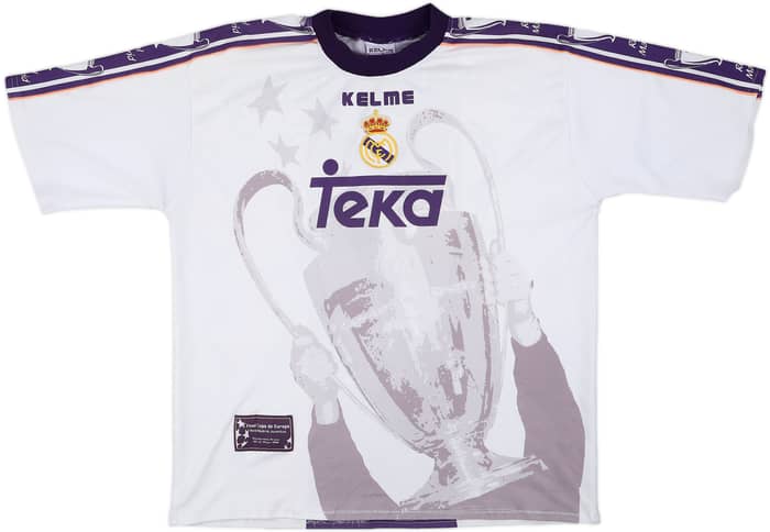 1997-98 Real Madrid Kelme 'Copa Europa 1998' Leisure Shirt - 7/10 - (L)