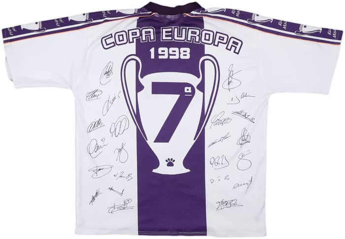 1997-98 Real Madrid Kelme 'Copa Europa 1998' Leisure Shirt - 7/10 - (L)