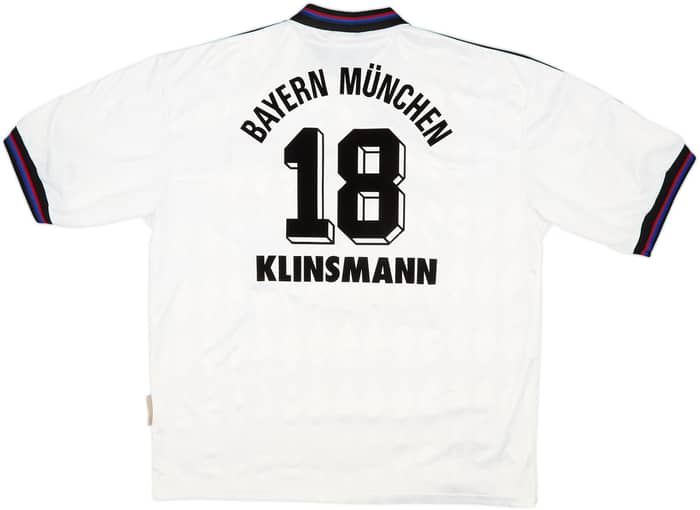 1996-98 Bayern Munich Away Shirt Klinsmann #18 - 6/10 - (XL)