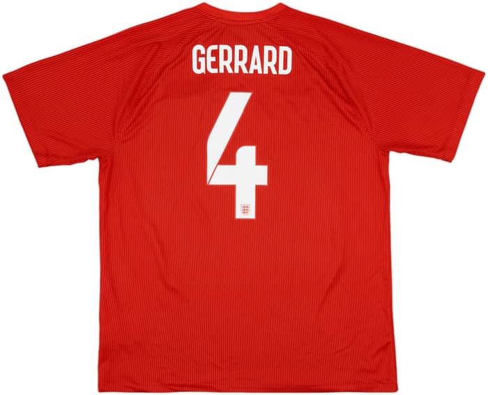 2014-15 England Away Shirt Gerrard #4 - 7/10 - (XL)
