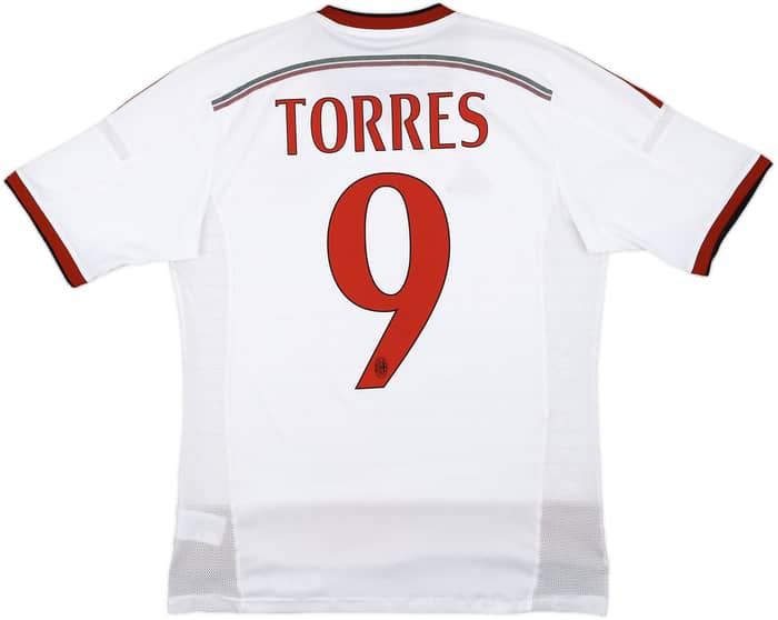 2014-15 AC Milan Away Shirt Torres #9 - 5/10 - (M)