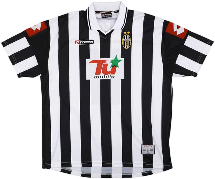 2000-01 Juventus European Home Shirt Trezeguet #17 - 7/10 - (XXL)