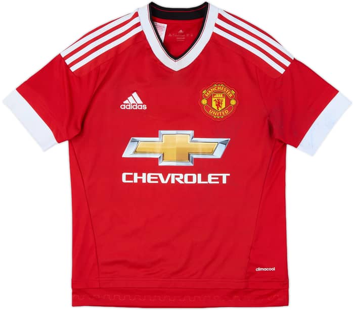 2015-16 Manchester United Home Shirt Memphis #7 - 4/10 - (L.Boys)