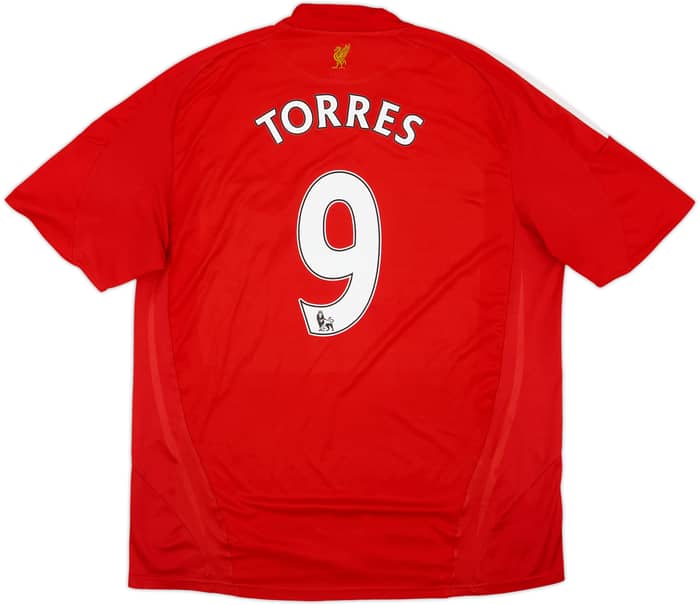2008-10 Liverpool Home Shirt Torres #9 - 6/10 - (XL)