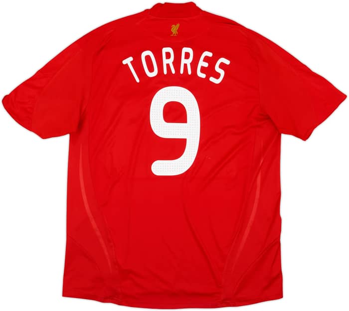 2008-10 Liverpool Home Shirt Torres #9 - 5/10 - (XL)