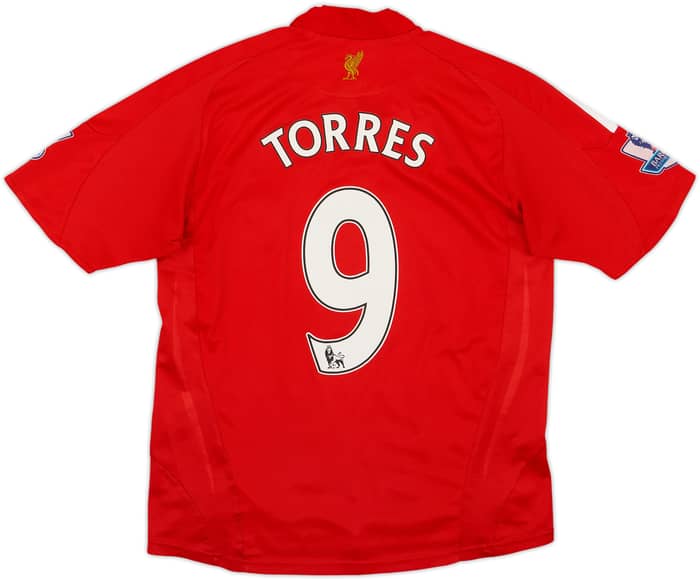 2008-10 Liverpool Home Shirt Torres #9 - 5/10 - (M.Boys)