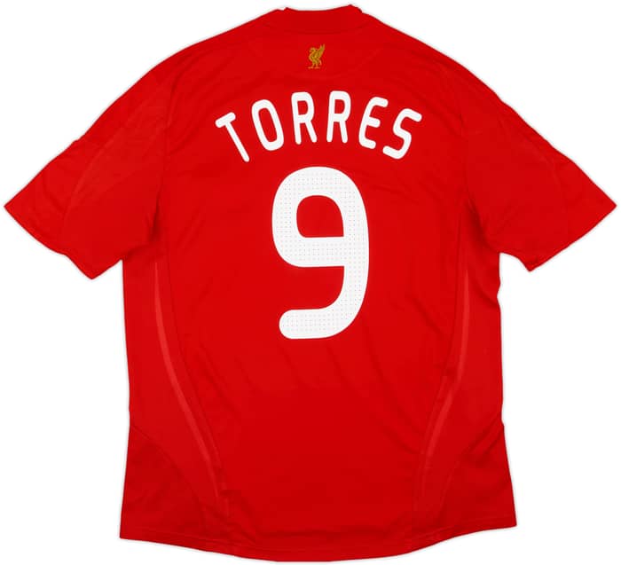 2008-10 Liverpool Home Shirt Torres #9 - 6/10 - (L)