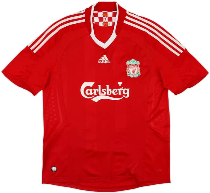 2008-10 Liverpool Home Shirt Gerrard #8 - 5/10 - (L)