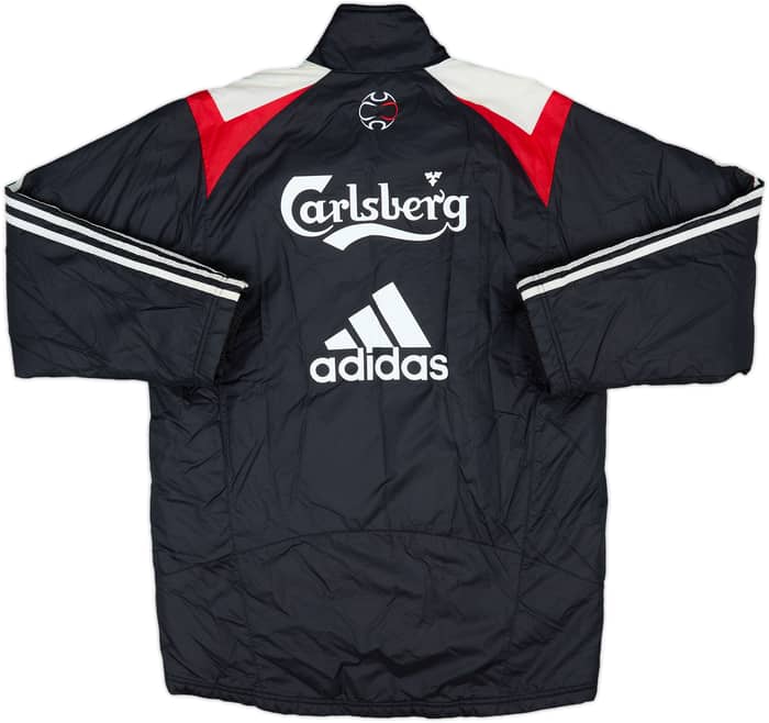 2007-08 Liverpool adidas Padded Bench Coat - 8/10 - (L.Boys)