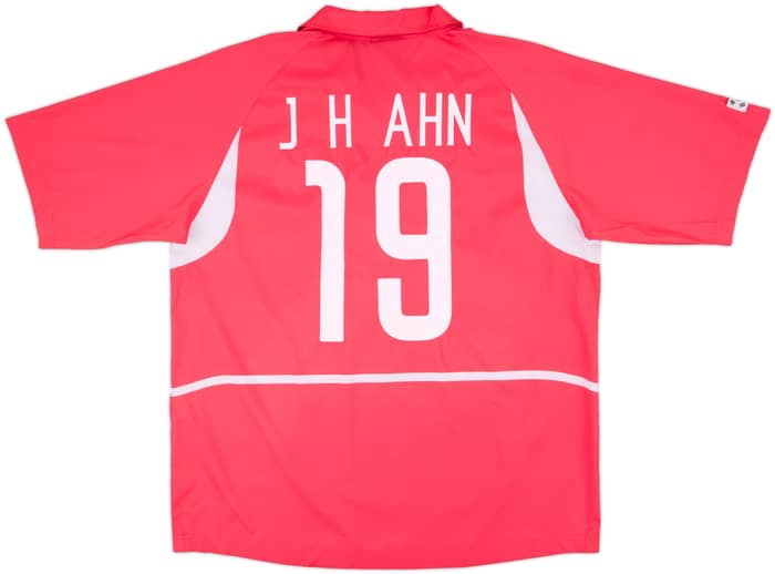 2002-03 South Korea Home Shirt J.H.Ahn #19 - 8/10 - (XXL)