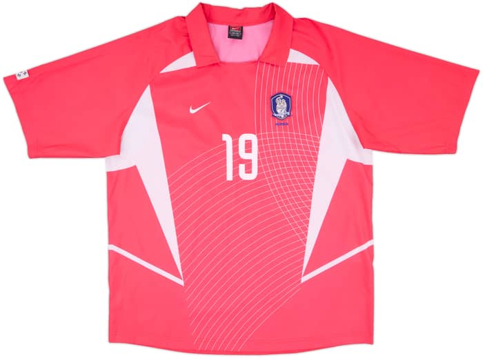 2002-03 South Korea Home Shirt J.H.Ahn #19 - 8/10 - (XXL)