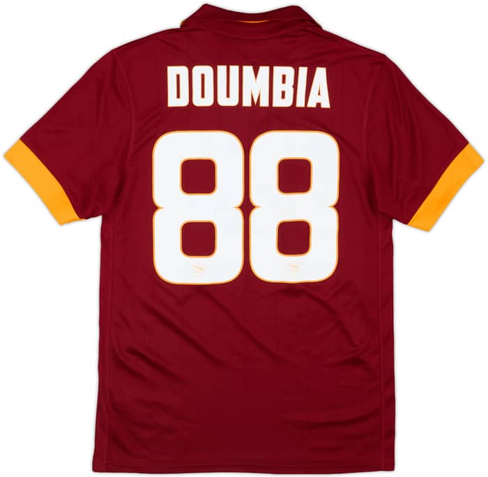 2015-16 Roma Home Shirt Doumbia #88 - 8/10 - (S)