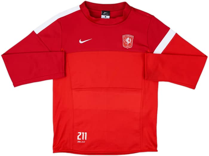 2013-14 FC Twente Player Issue Nike Sweat Top #211 - 5/10 - (L.Boys)