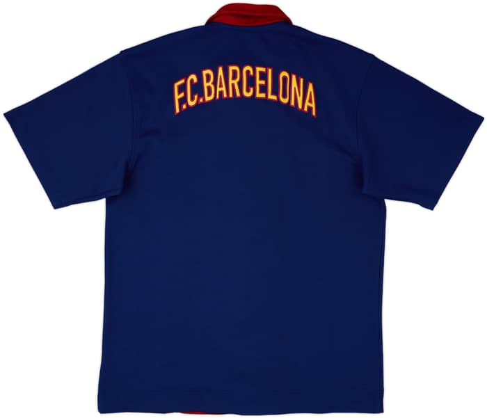 2008-09 Barcelona Nike Open Collar Shirt - 8/10 - (L)