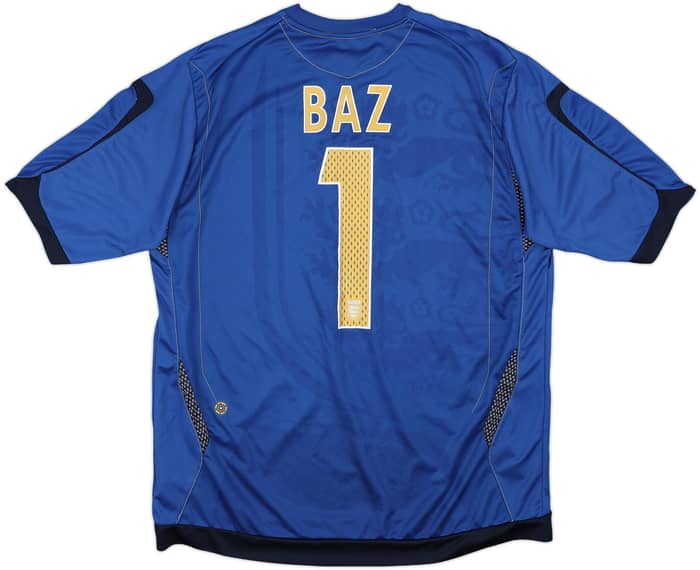 2006-08 England GK Shirt Baz #1 - 8/10 - (XL)