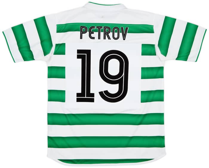 2003-04 Celtic Home Shirt Petrov #19 - 7/10 - (M)