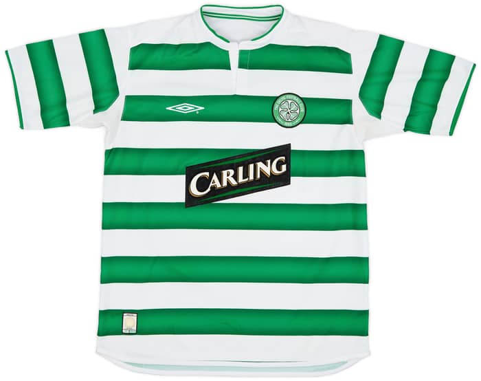 2003-04 Celtic Home Shirt Petrov #19 - 7/10 - (M)