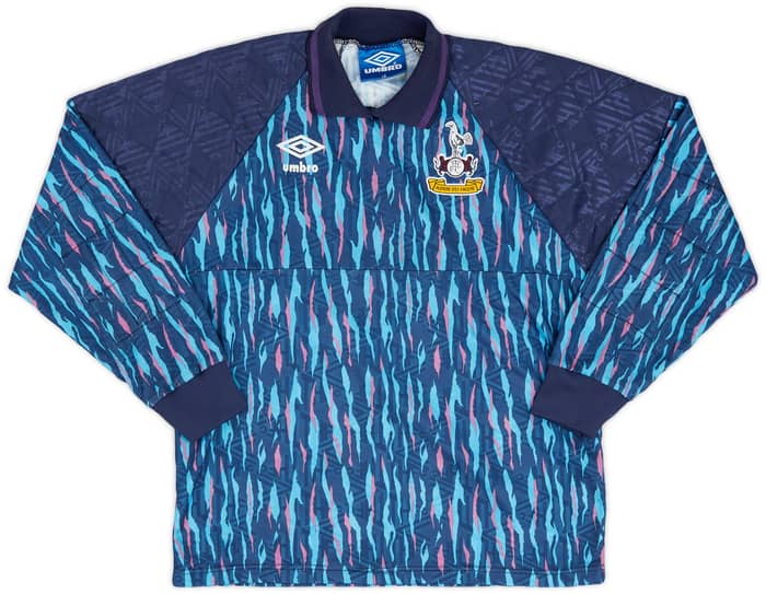 1991-93 Tottenham GK Shirt - 8/10 - (L.Boys)