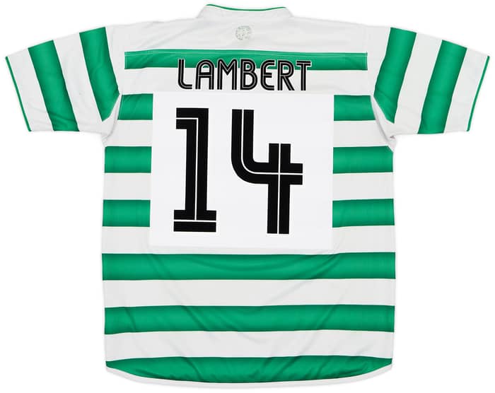2003-04 Celtic Home Shirt Lambert #14  - 7/10 - (M)