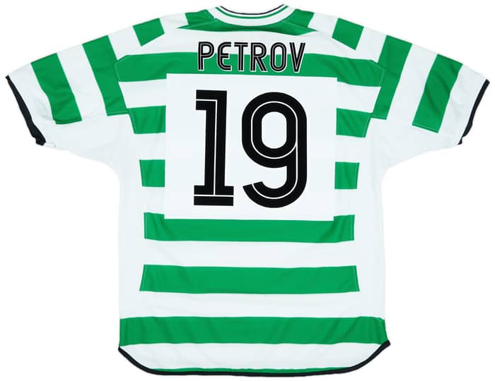 2001-03 Celtic Home Shirt Petrov #19 - 9/10 - (XL)
