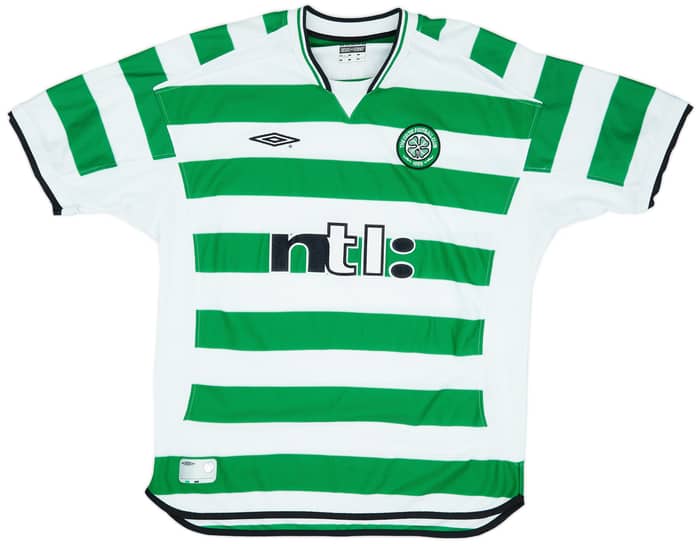 2001-03 Celtic Home Shirt Petrov #19 - 9/10 - (XL)