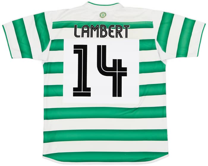 2003-04 Celtic Home Shirt Lambert #14  - 7/10 - (L)