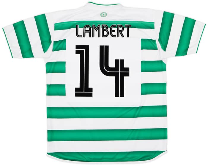 2003-04 Celtic Home Shirt Lambert #14  - 8/10 - (L)