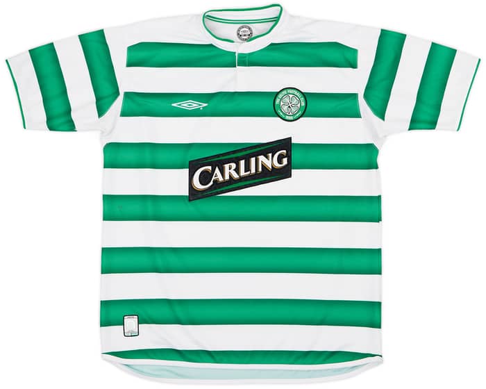 2003-04 Celtic Home Shirt Lambert #14  - 8/10 - (L)
