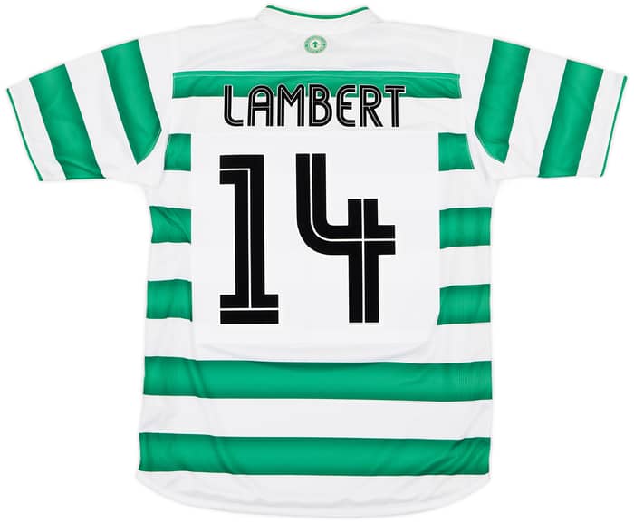 2003-04 Celtic Home Shirt Lambert #14  - 8/10 - (S)