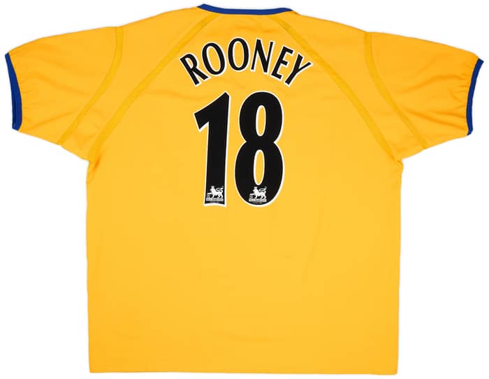 2003-04 Everton Away Shirt Rooney #18 - 8/10 - (XXL)
