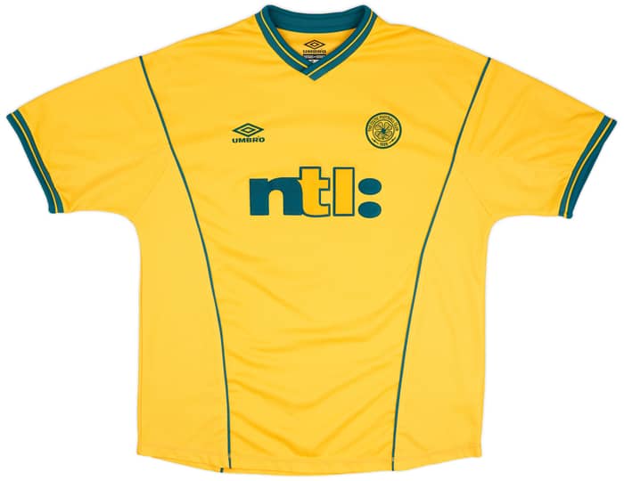 2000-02 Celtic Away Shirt Petrov #19 - 9/10 - (XL)